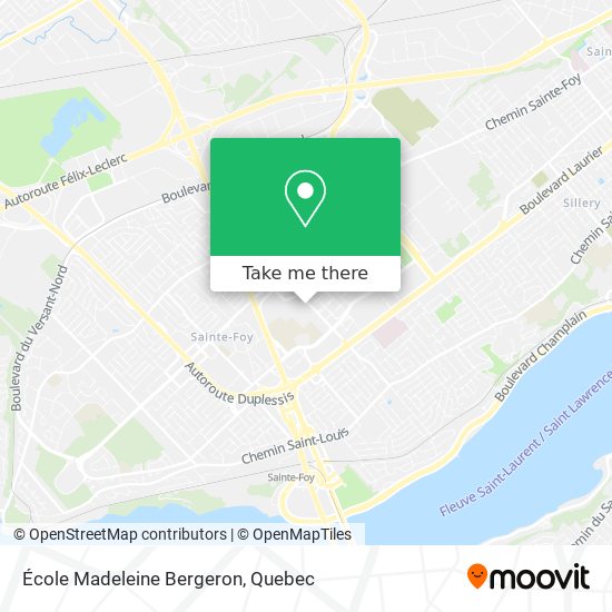 École Madeleine Bergeron map