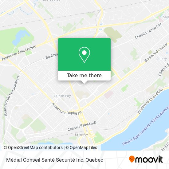 Médial Conseil Santé Securité Inc map