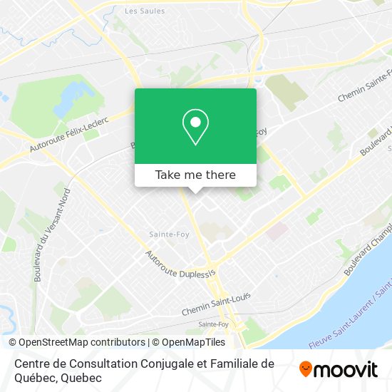 Centre de Consultation Conjugale et Familiale de Québec map