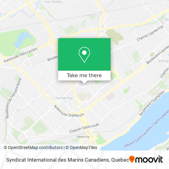 Syndicat International des Marins Canadiens map