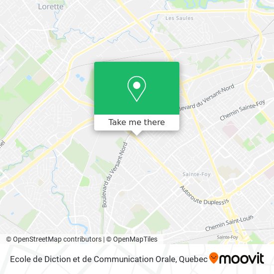 Ecole de Diction et de Communication Orale map