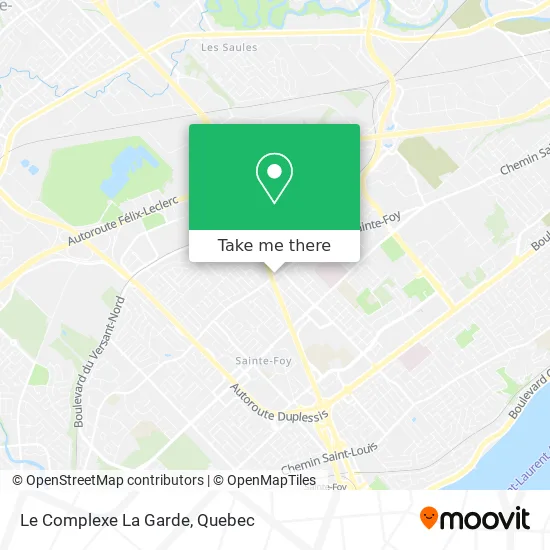 Le Complexe La Garde map