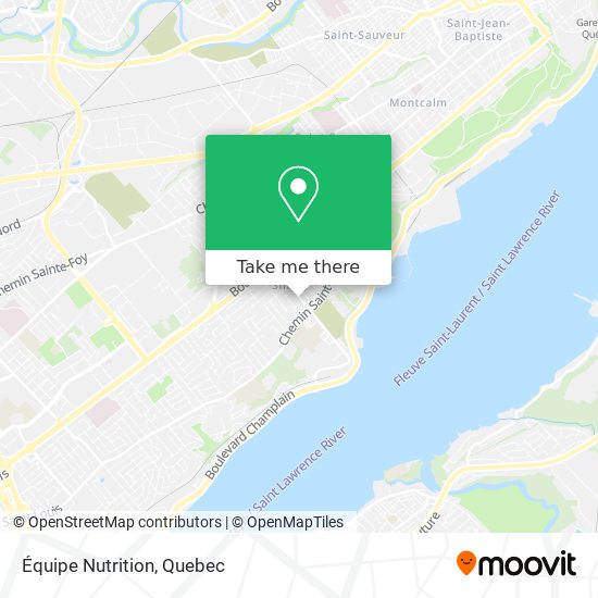 Équipe Nutrition map