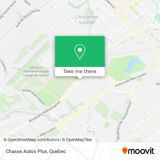 Chasse Autos Plus map
