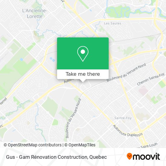 Gus - Gam Rénovation Construction map