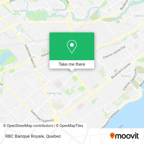 RBC Banque Royale map