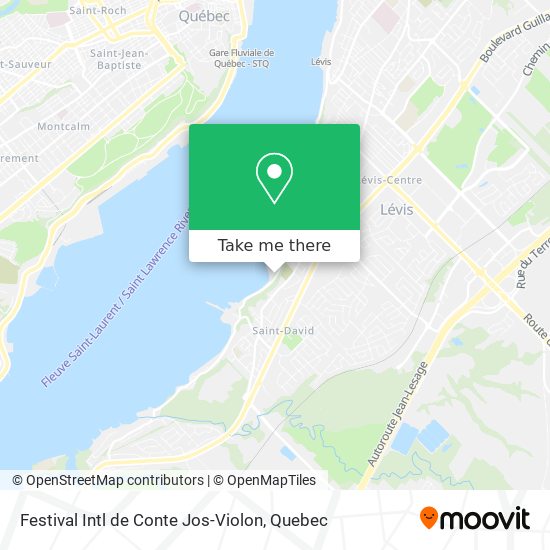 Festival Intl de Conte Jos-Violon map
