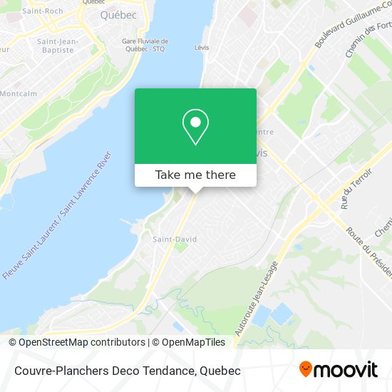 Couvre-Planchers Deco Tendance map