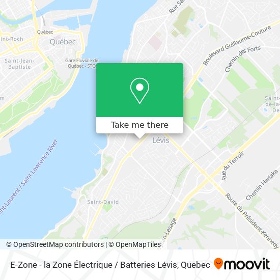 E-Zone - la Zone Électrique / Batteries Lévis map