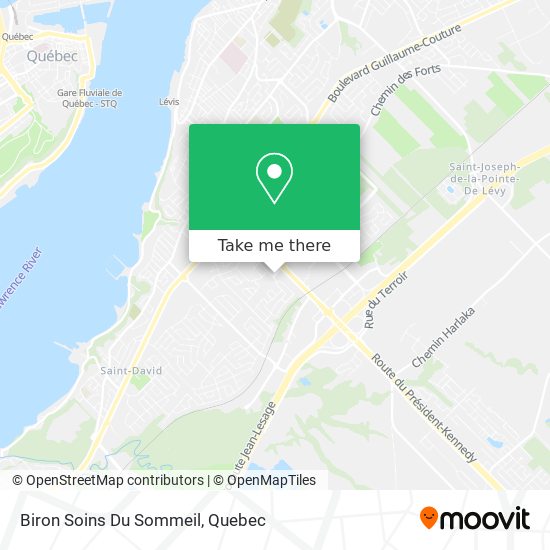 Biron Soins Du Sommeil map