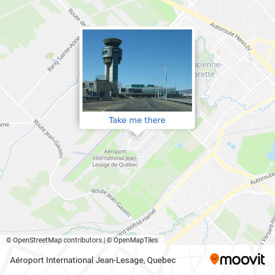 Aéroport International Jean-Lesage map