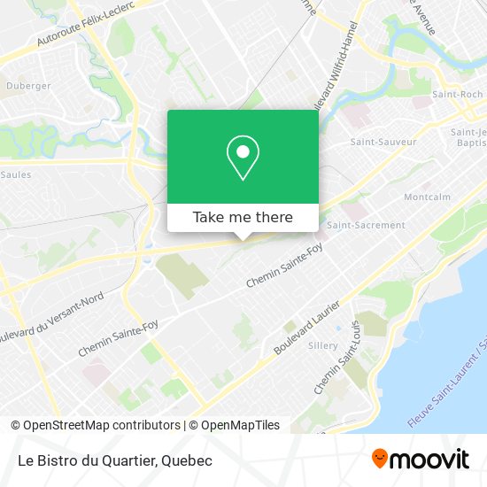 Le Bistro du Quartier map