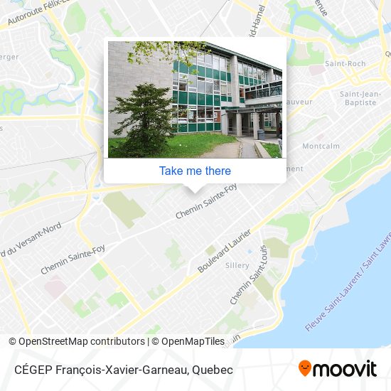 CÉGEP François-Xavier-Garneau map