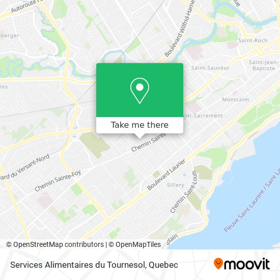 Services Alimentaires du Tournesol map