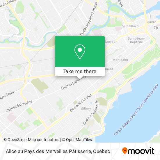 Alice au Pays des Merveilles Pâtisserie map