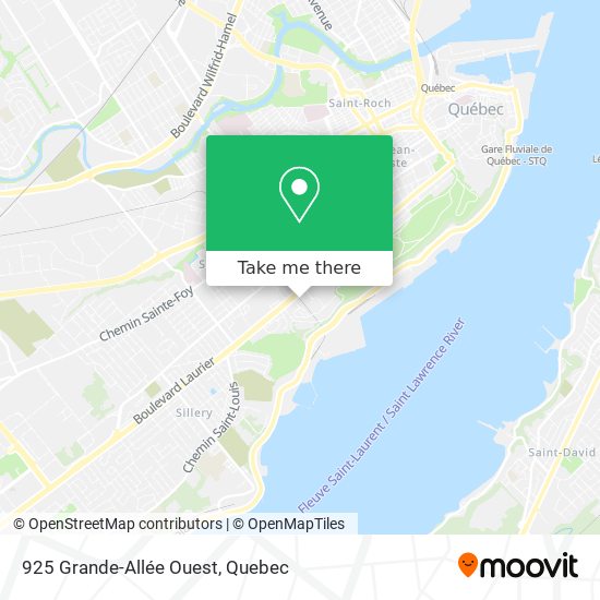 925 Grande-Allée Ouest map