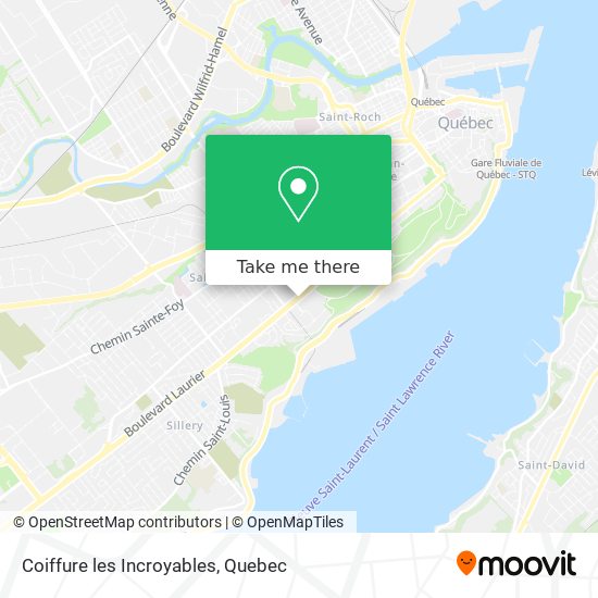 Coiffure les Incroyables map
