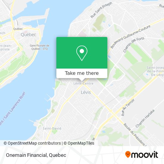 Onemain Financial map