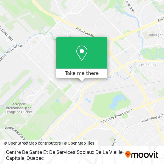 Centre De Sante Et De Services Sociaux De La Vieille-Capitale map