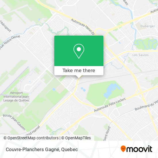 Couvre-Planchers Gagné map