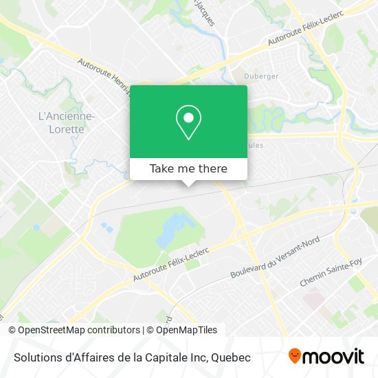 Solutions d'Affaires de la Capitale Inc map