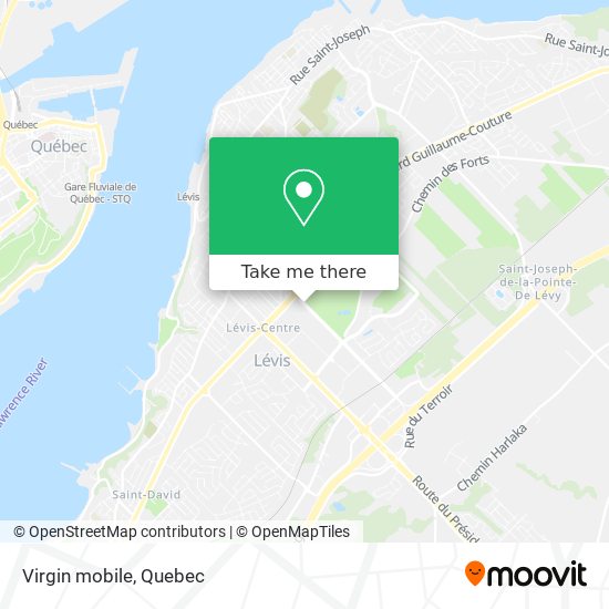 Virgin mobile map