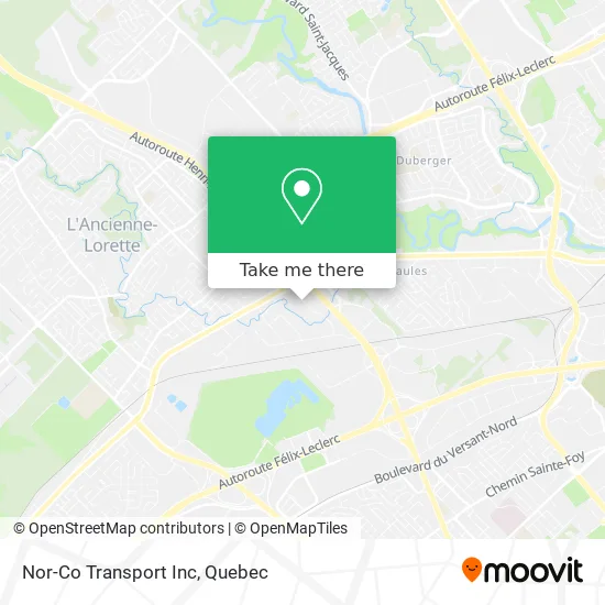 Nor-Co Transport Inc map