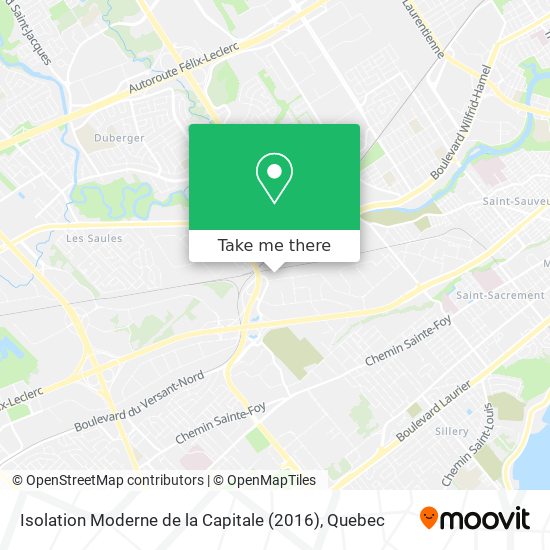 Isolation Moderne de la Capitale (2016) map