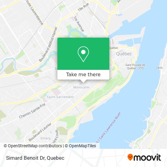 Simard Benoit Dr map