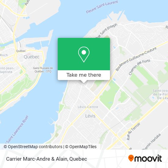 Carrier Marc-Andre & Alain map