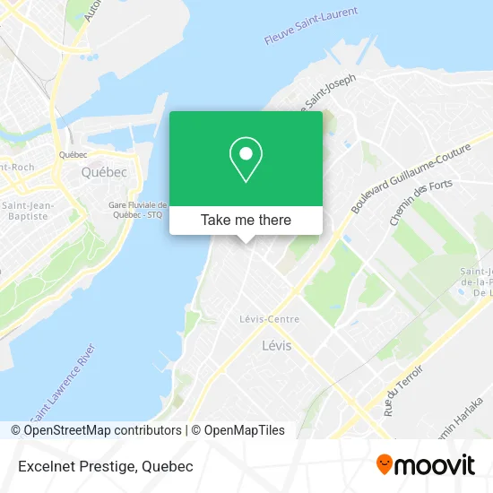 Excelnet Prestige map