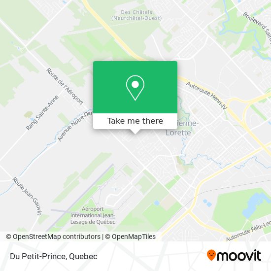 Du Petit-Prince map