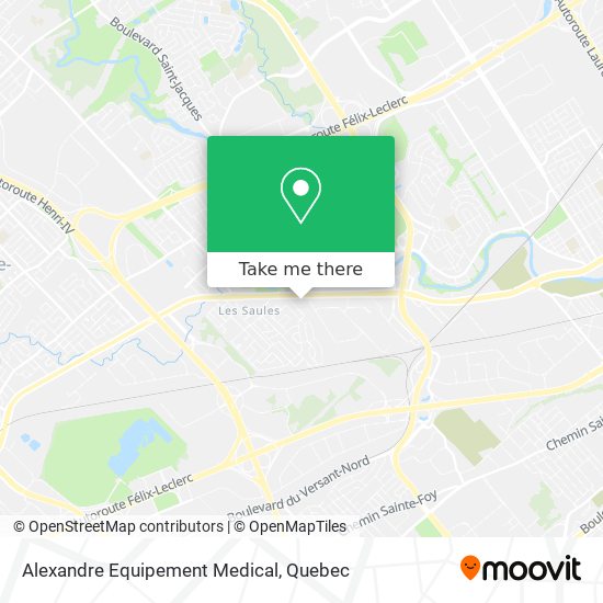 Alexandre Equipement Medical map