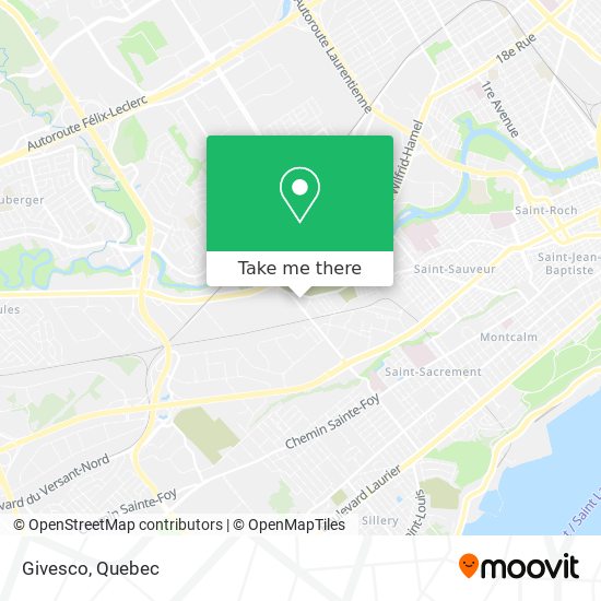 Givesco map