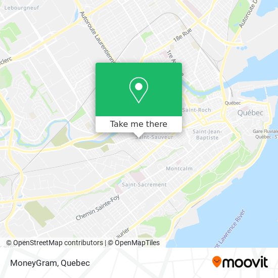 MoneyGram map