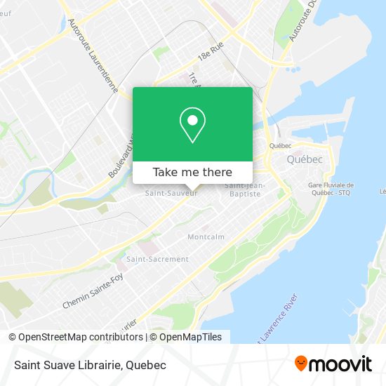 Saint Suave Librairie map