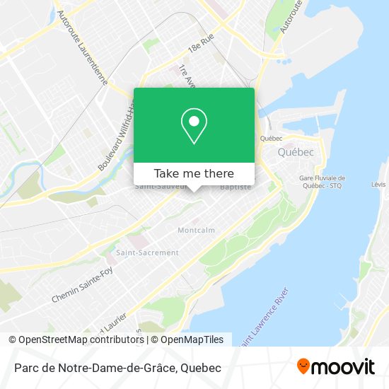 Parc de Notre-Dame-de-Grâce map