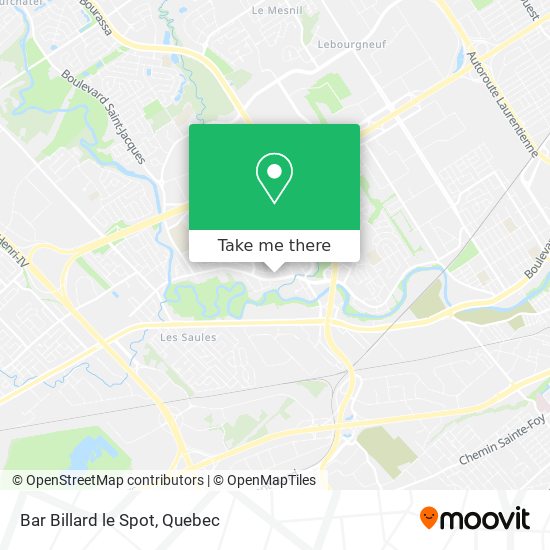 Bar Billard le Spot map