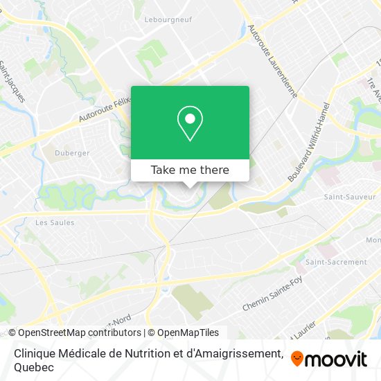 Clinique Médicale de Nutrition et d'Amaigrissement map