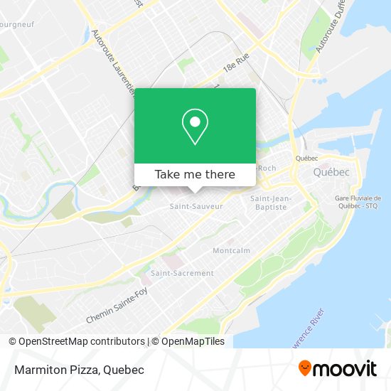 Marmiton Pizza map