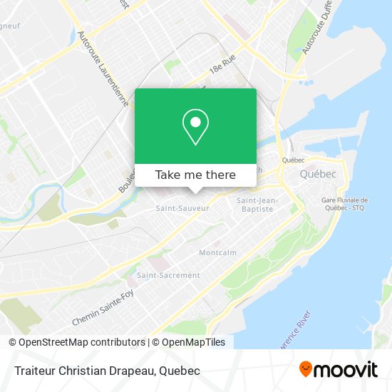 Traiteur Christian Drapeau map