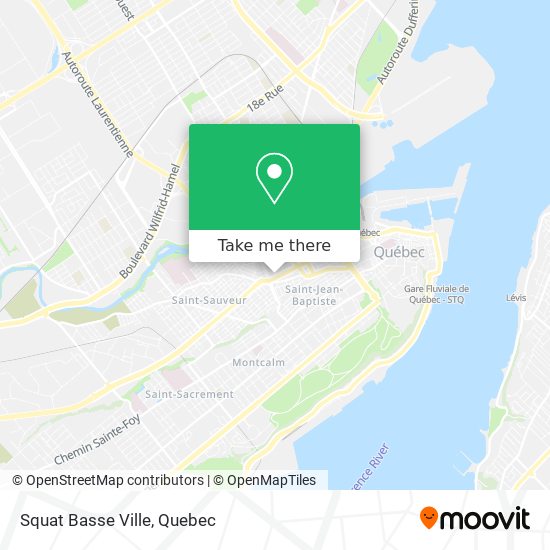 Squat Basse Ville map