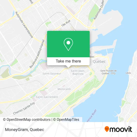 MoneyGram map