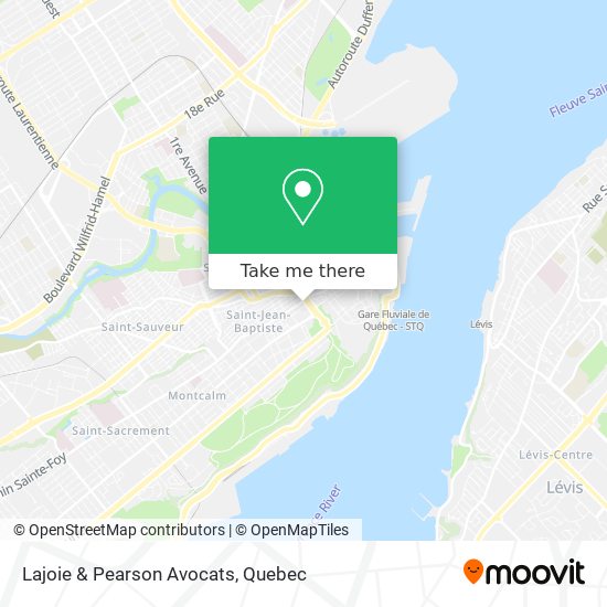 Lajoie & Pearson Avocats map