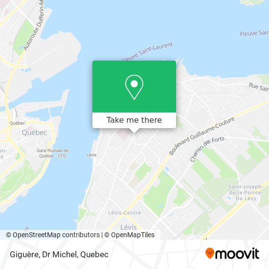 Giguère, Dr Michel map