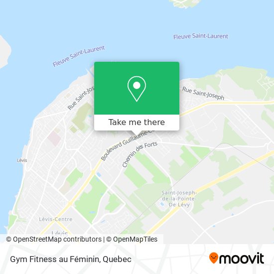 Gym Fitness au Féminin map