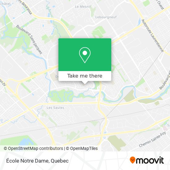 École Notre Dame map