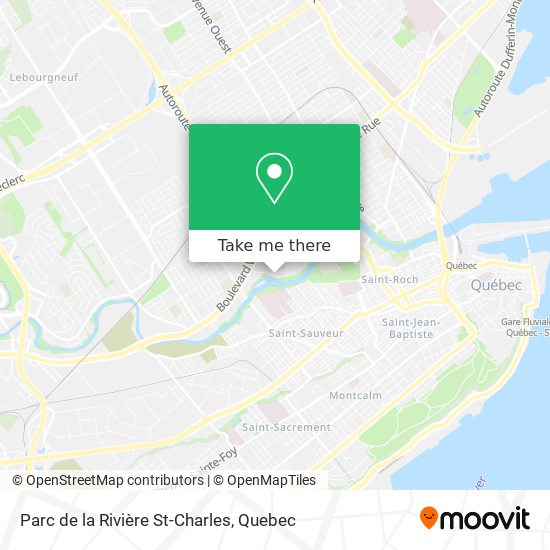 Parc de la Rivière St-Charles map