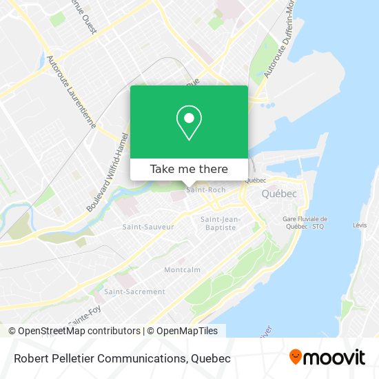 Robert Pelletier Communications map