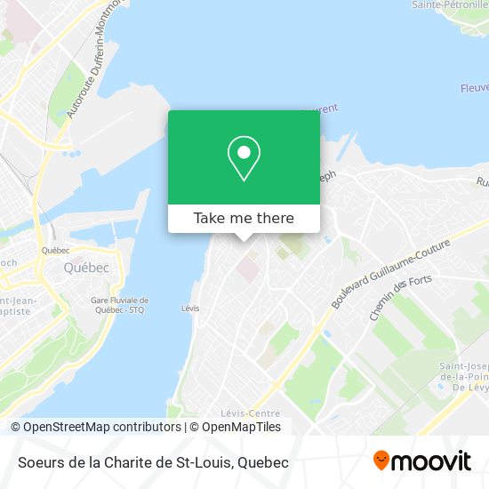 Soeurs de la Charite de St-Louis map